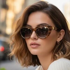 MCM 603S sunglasses in tortoise